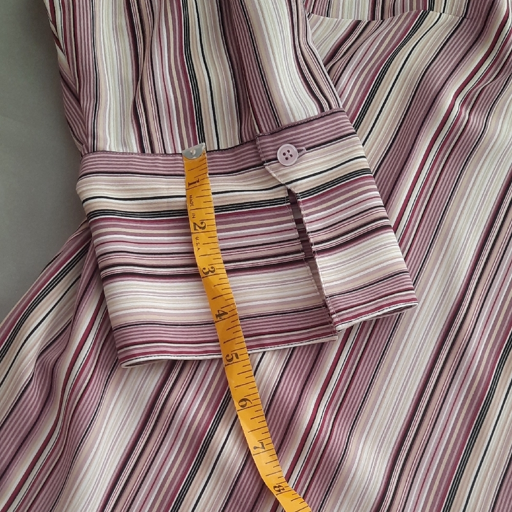 Maggie Barnes Striped Blouse 3X - Picture 6 of 12